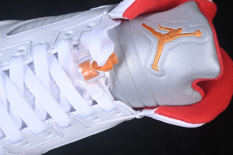 Air Jordan 5 Retro Sunset White Orange Red - IV5678-102