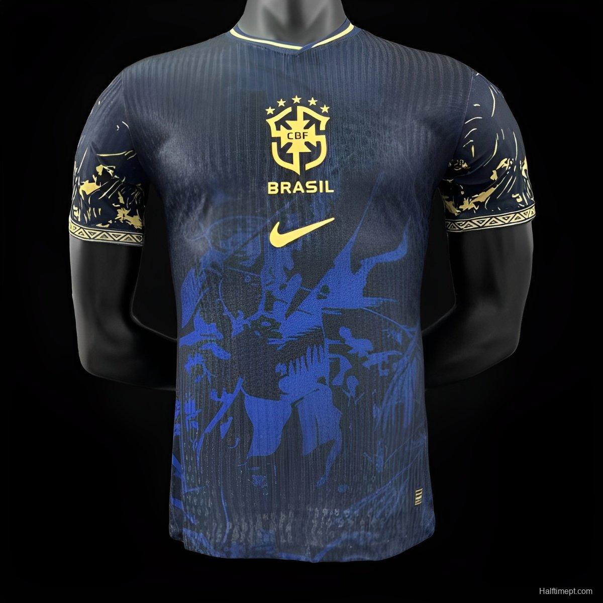 Player Version 2024 Brazil Navy Special Jersey