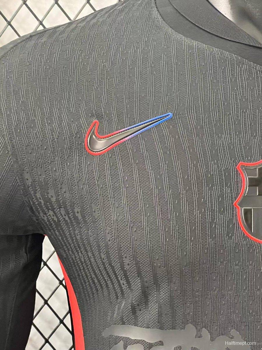 Player Version 24/25 Barcelona x Travis Scott Away Long Sleeve Jersey