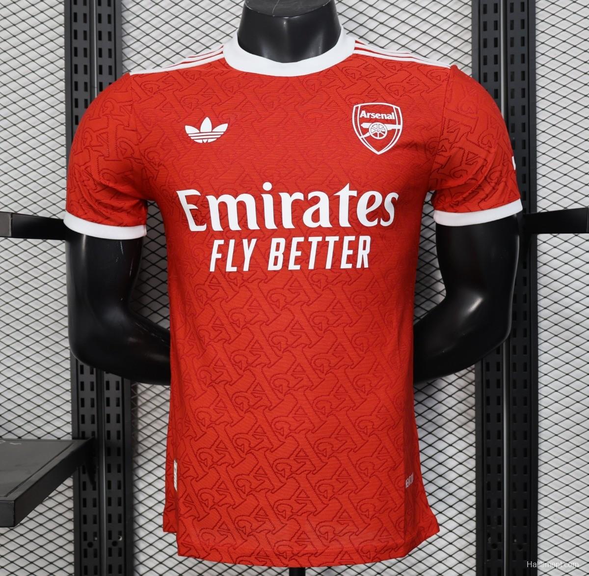 Player Version 25/26 Arsenal Red Pre-Match Special Jersey