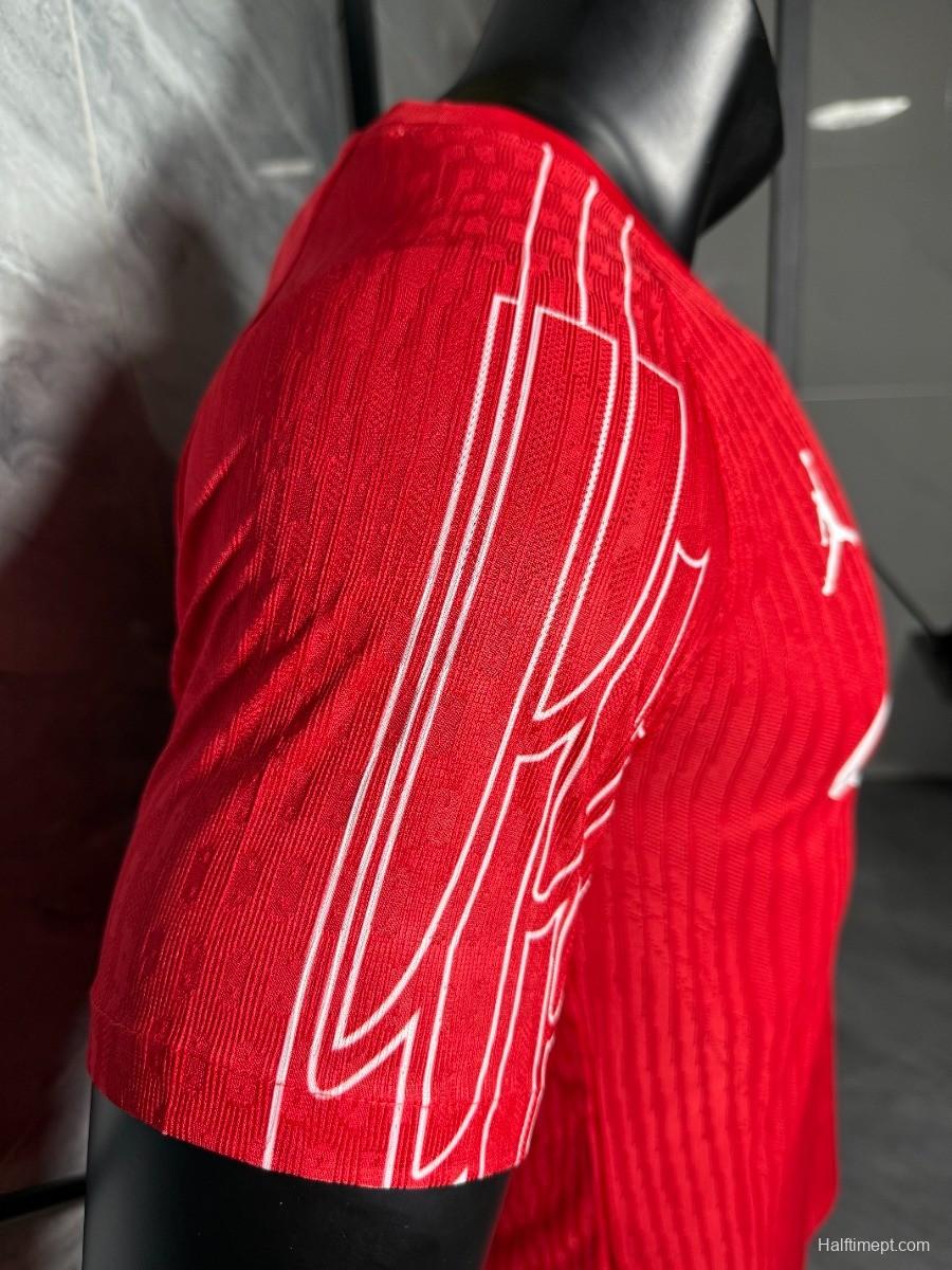 1 Star Player Version 25/26 PSG Red Champion Jersey