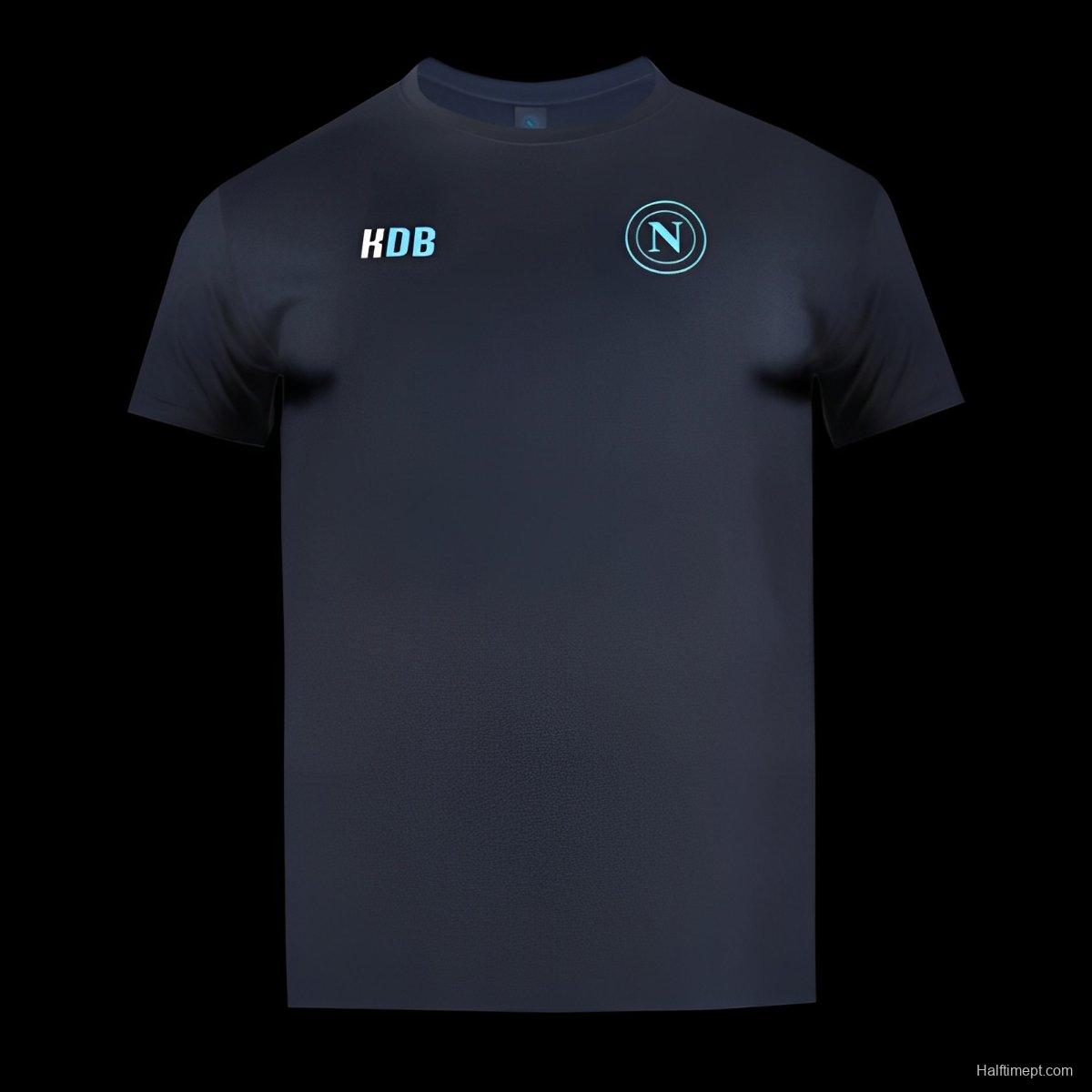 25/26 SSC Napoli Kevin De Bruyne Navy T-shirt