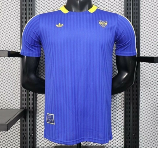 Player Version 25/26 Boca Juniors Adidas Original Terrace Icons Blue Jersey