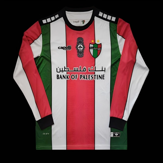 Retro Retro Palestino CD Home Long Sleeve Jersey