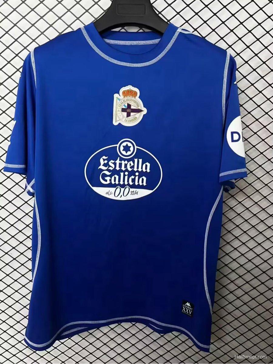 25/26 Deportivo de La Coruna 25th Blue Jersey