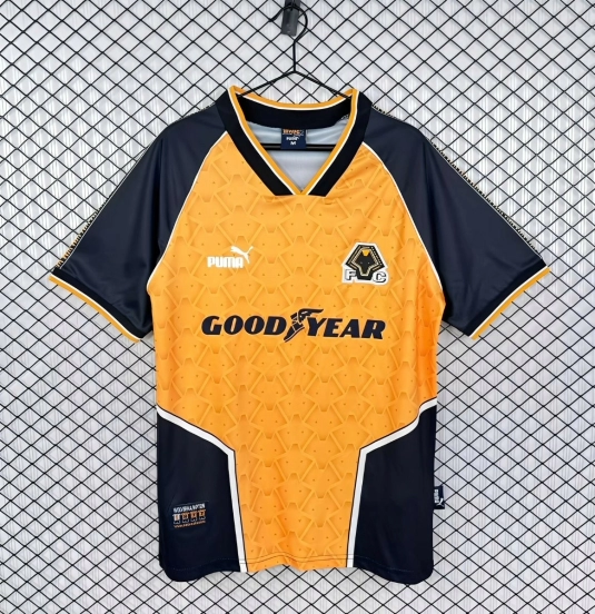 Retro 96/98 Wolverhampton Wanderers Home Jersey