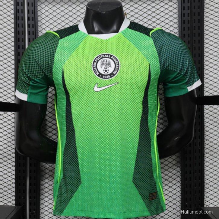 Player Version 26/27 Nigeria Volt Green & Dark Green  Home Jersey