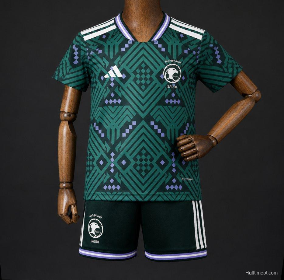 2026 Kids Saudi Arabia Home Jersey
