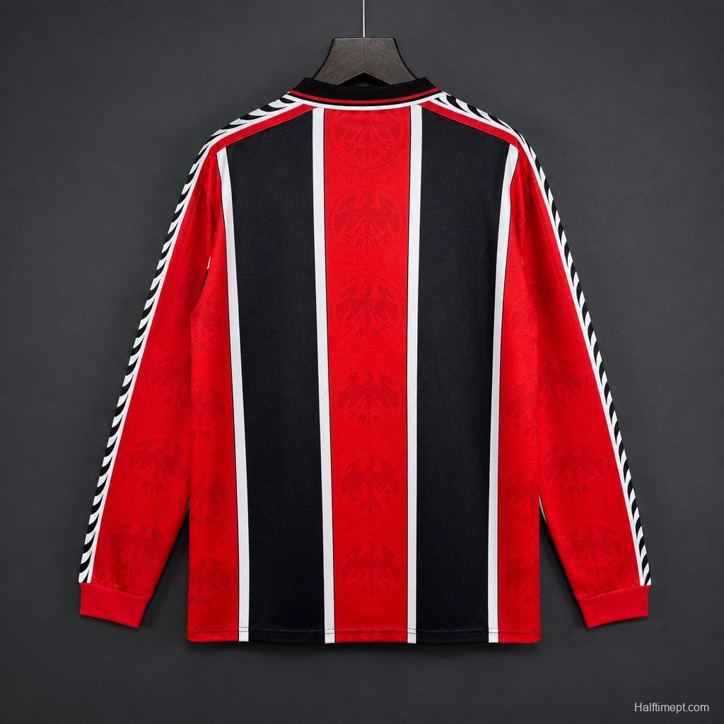 Retro 95/96 Eintracht Frankfurt Home Long Sleeve Jersey