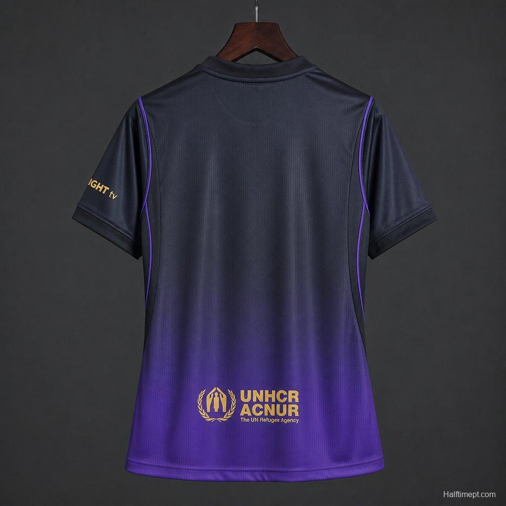 26/27 Women  Barcelona Away  Purple Jersey