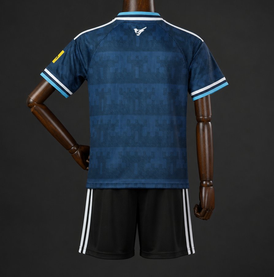 26/27 Kids Newcastle United Away Navy Blue Jersey Kit