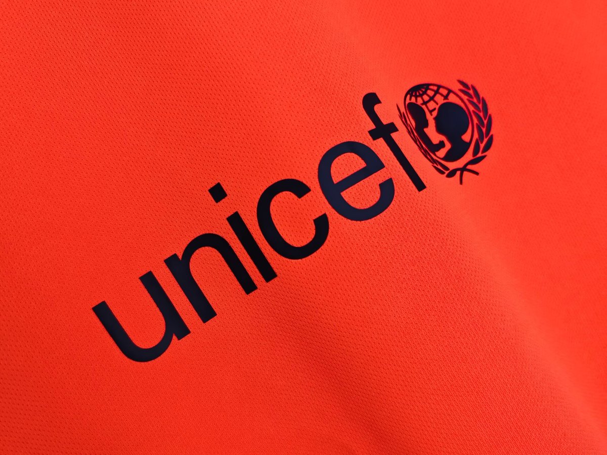 Retro 14/15 FC Barcelona Away Orange-Red  Jersey