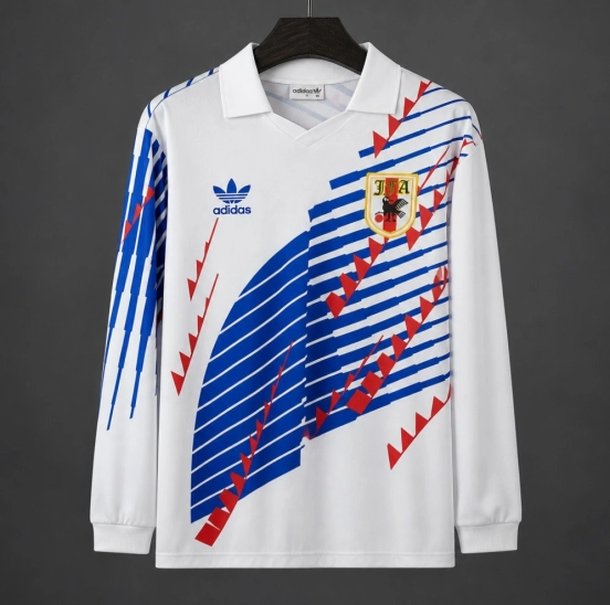 Retro 1994 Japan Away White Long Sleeve Jersey