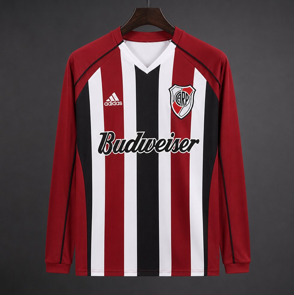 Retro 05/06 River Plate Away Long Sleeve Jersey