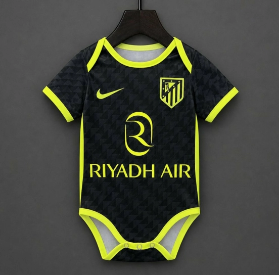 26/27 Atletico Madrid Away Baby Romper Jersey