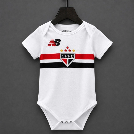26/27 Sao Paulo Home Baby Romper Jersey